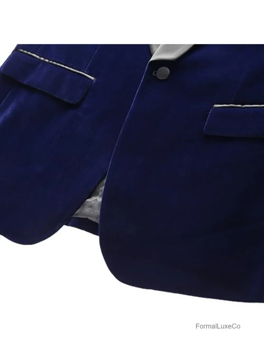 Men's Velvet Slim Fit Shawl Lapel Blazer Tuxedo Jacket
